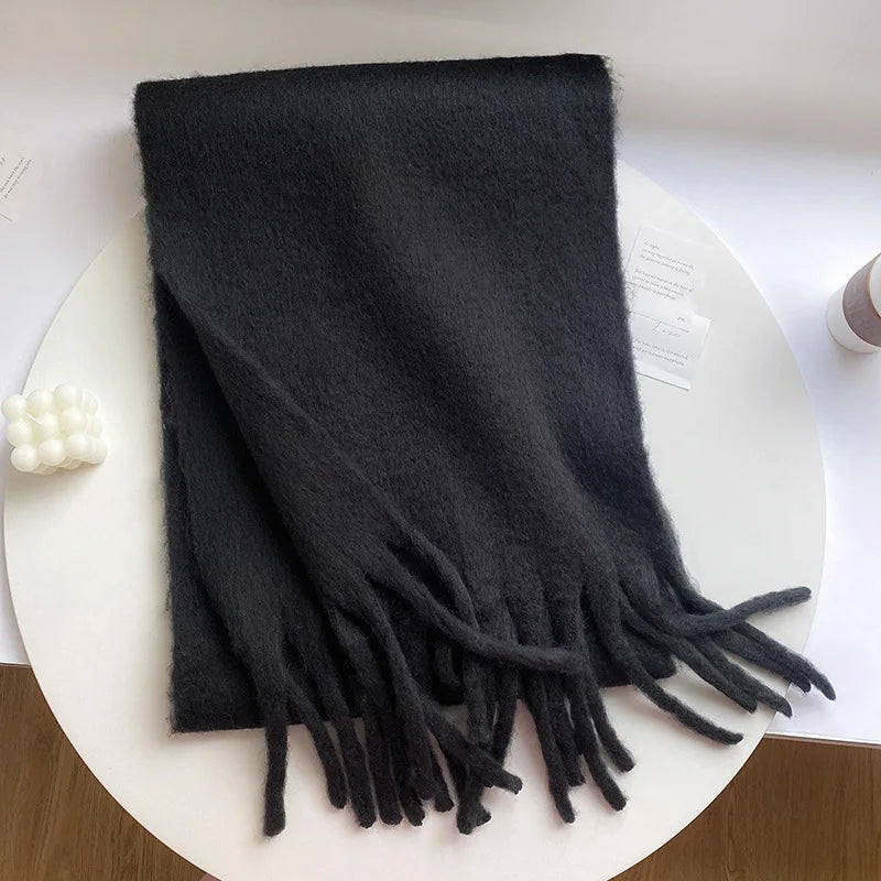 Thick Warm Tassel Shawl