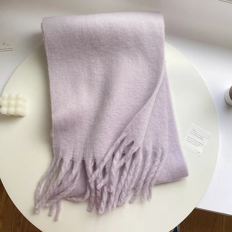 Thick Warm Tassel Shawl