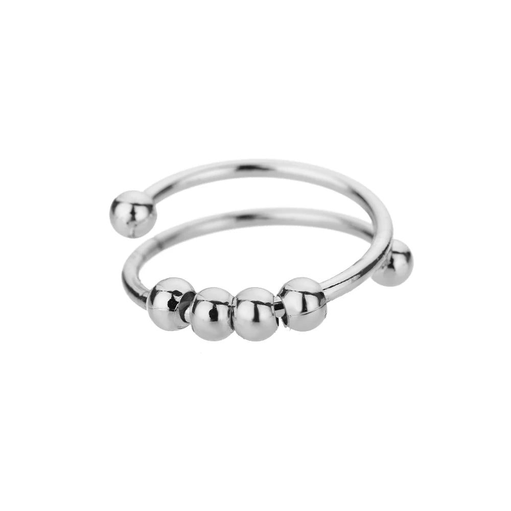 Pearl Spiral Ring