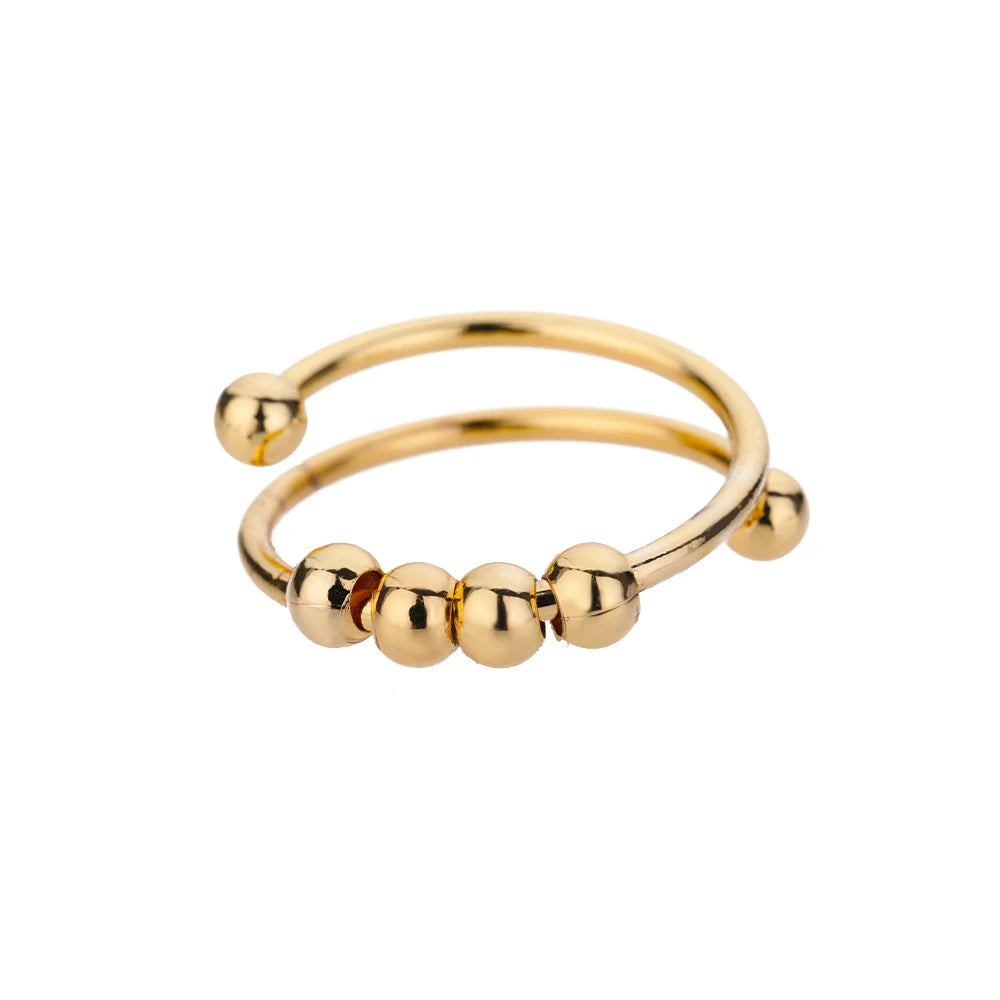 Pearl Spiral Ring