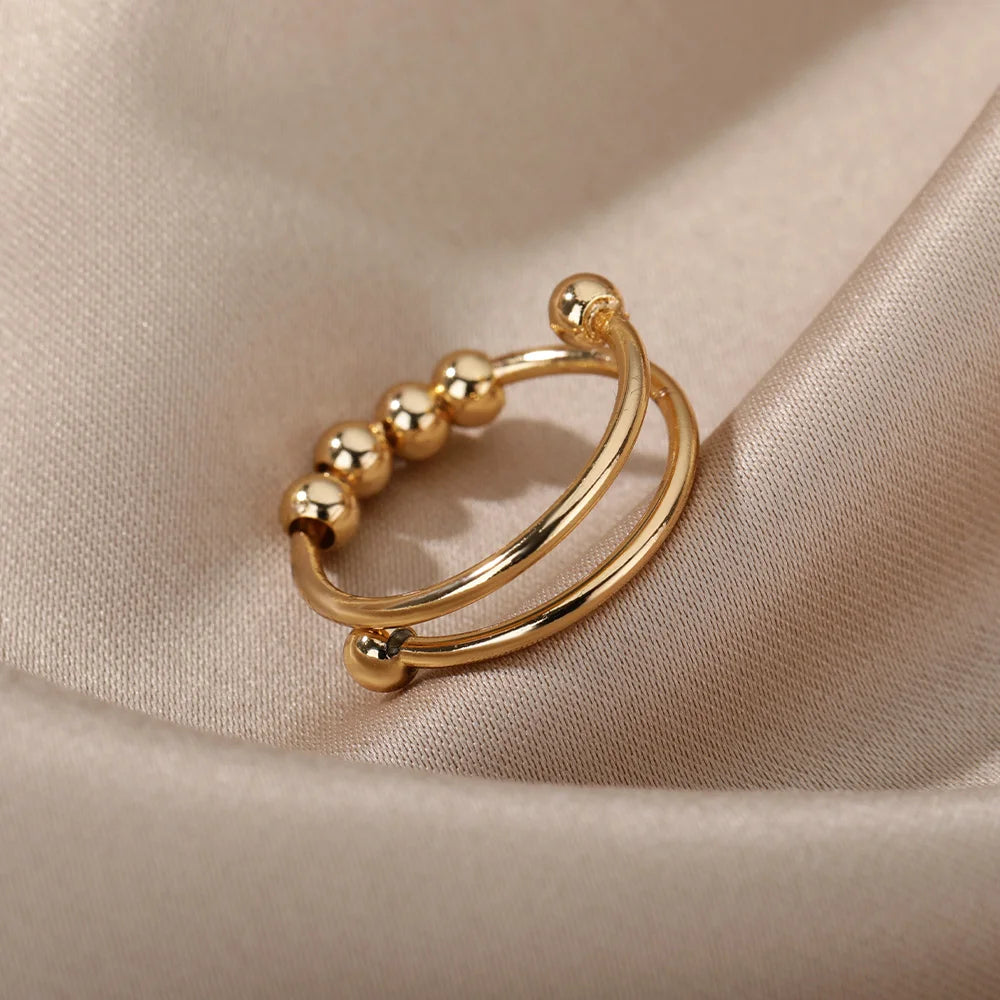Pearl Spiral Ring