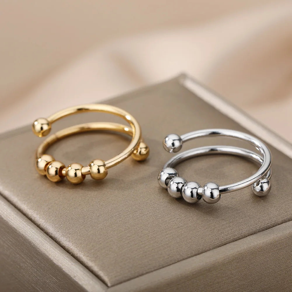 Pearl Spiral Ring