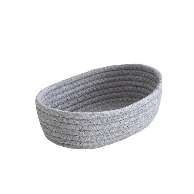 Minimalist Cotton Rope Basket for Everyday Storage