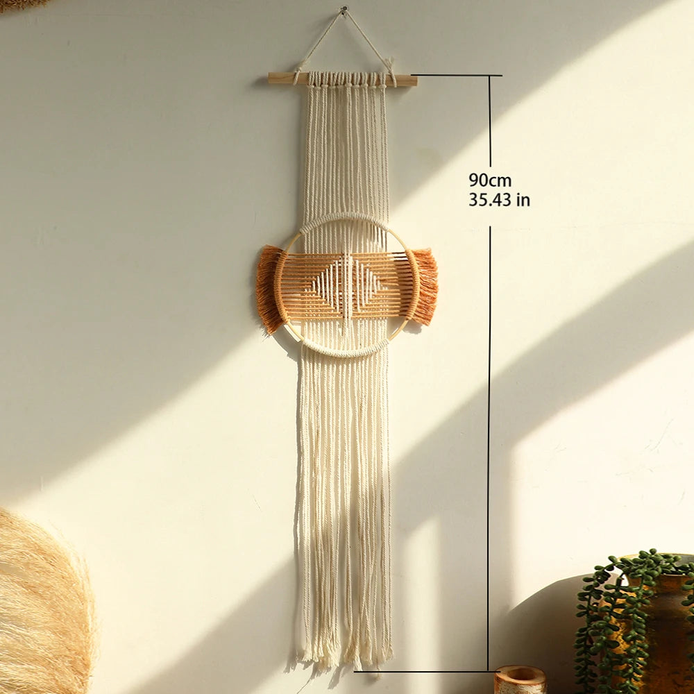 Boho Round Macrame Wall Accent