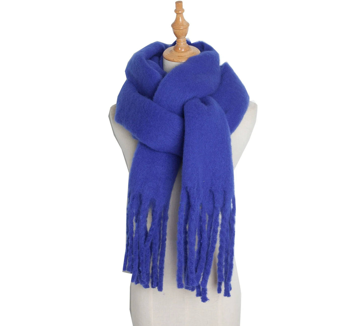 Thick Warm Tassel Shawl