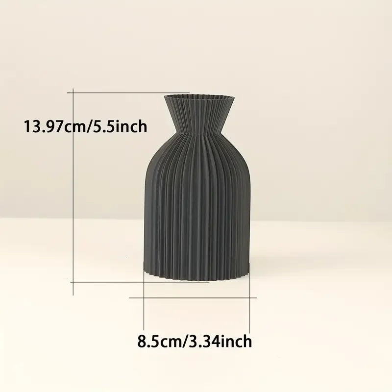 Sculpted Plastic Vase Centerpiece