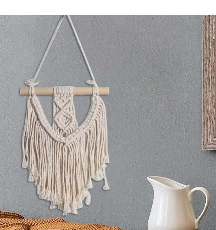 Willow Breeze Hanging Macrame Tapestry