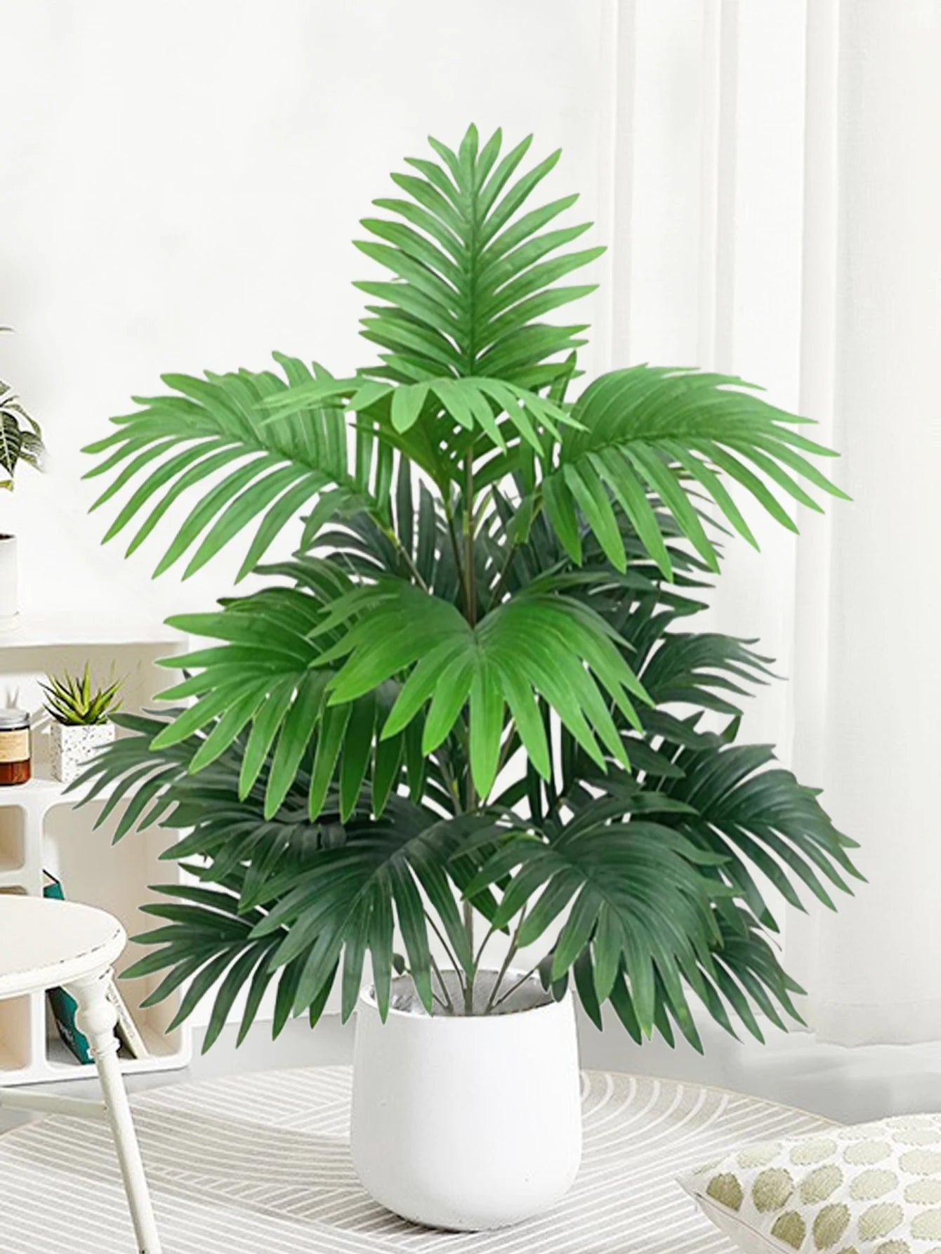 Tropical Greenery Faux Vine with Monstera Leaves