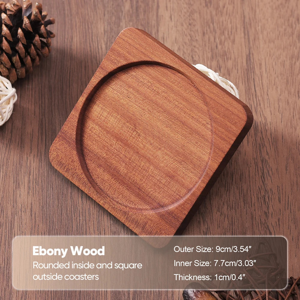 Handcrafted Walnut Coasters