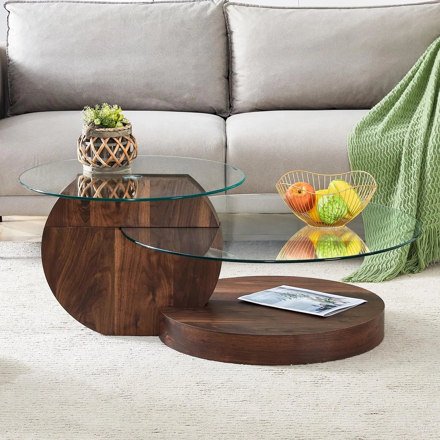 Sierra Drift Glass Center Table