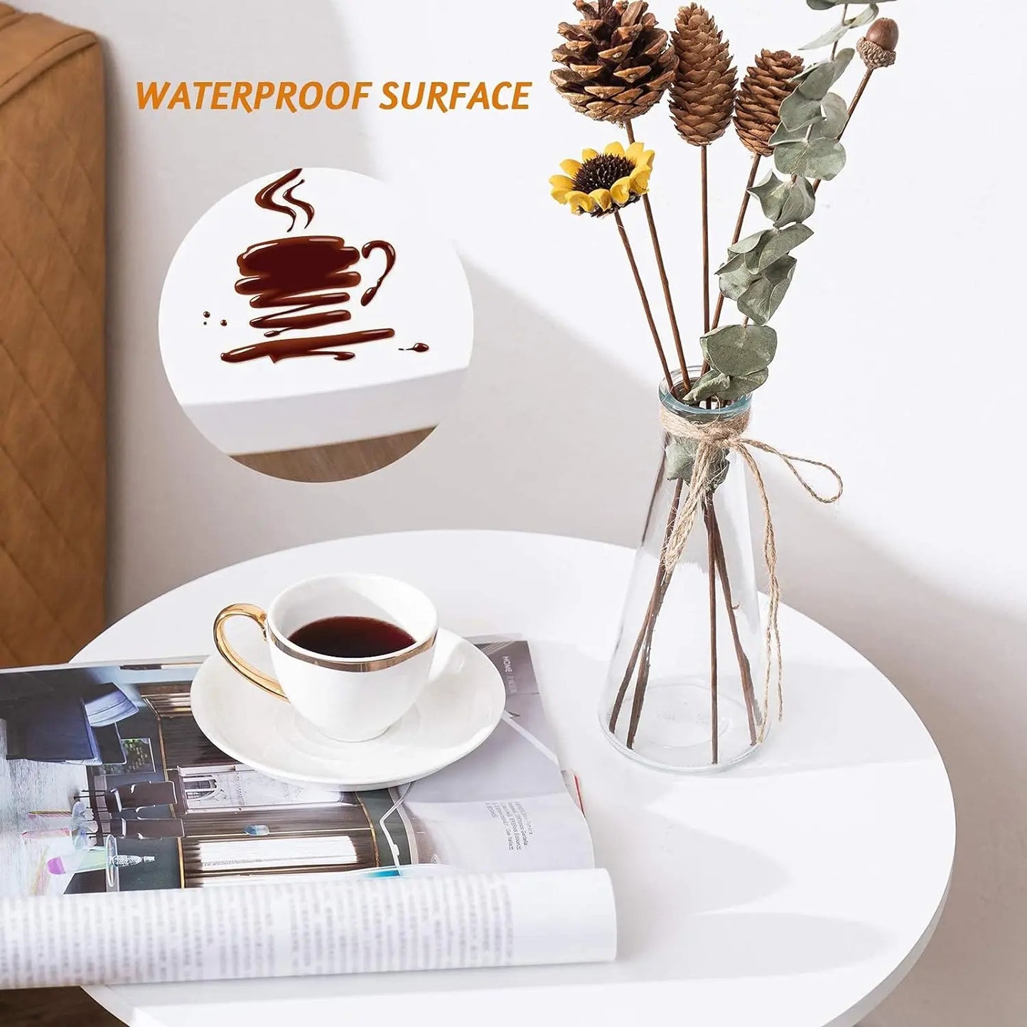 Natural Wood Mini Table