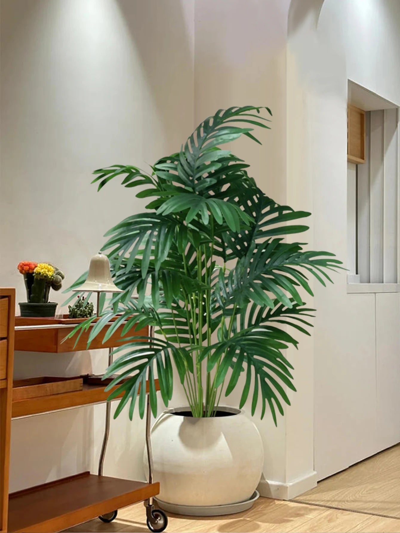 Tropical Greenery Faux Vine with Monstera Leaves
