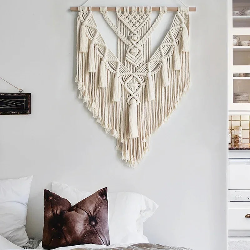 Textured Boho Wall Tapestry