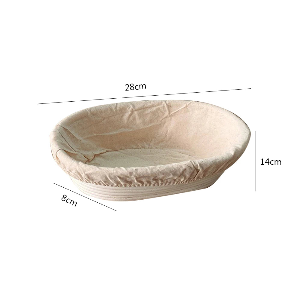 Artisan Rattan Baking Basket