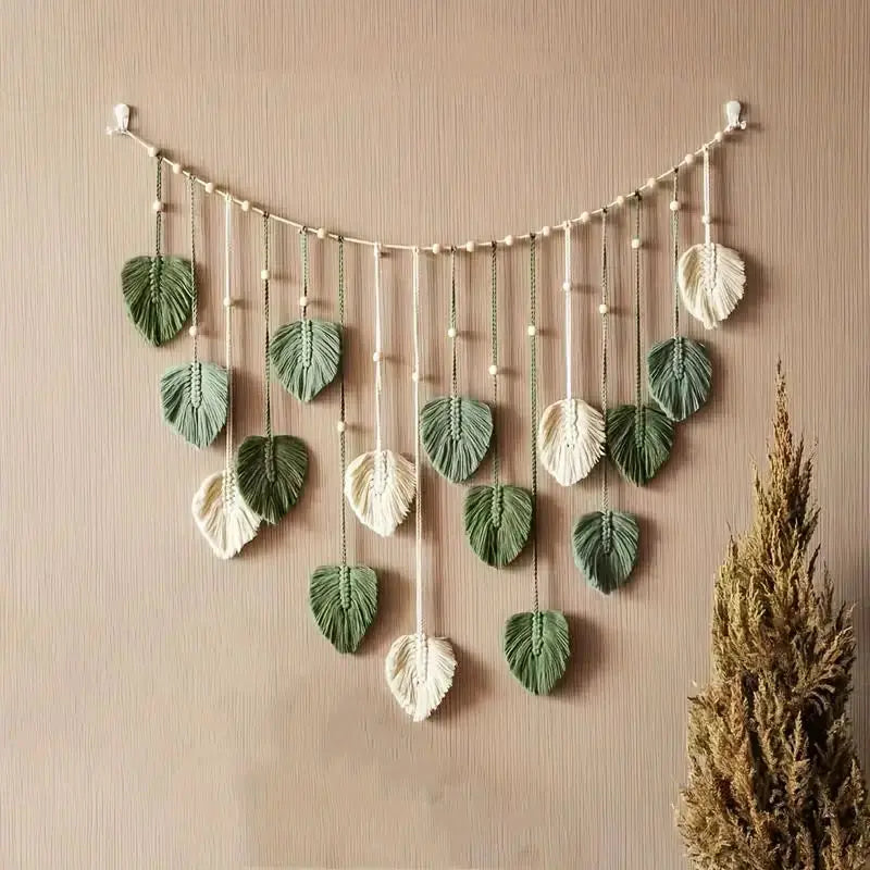 Macrame Leaf Wall Hanging