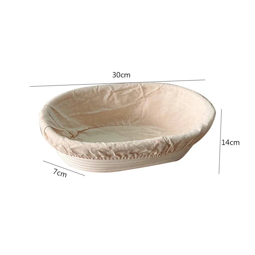 Artisan Rattan Baking Basket
