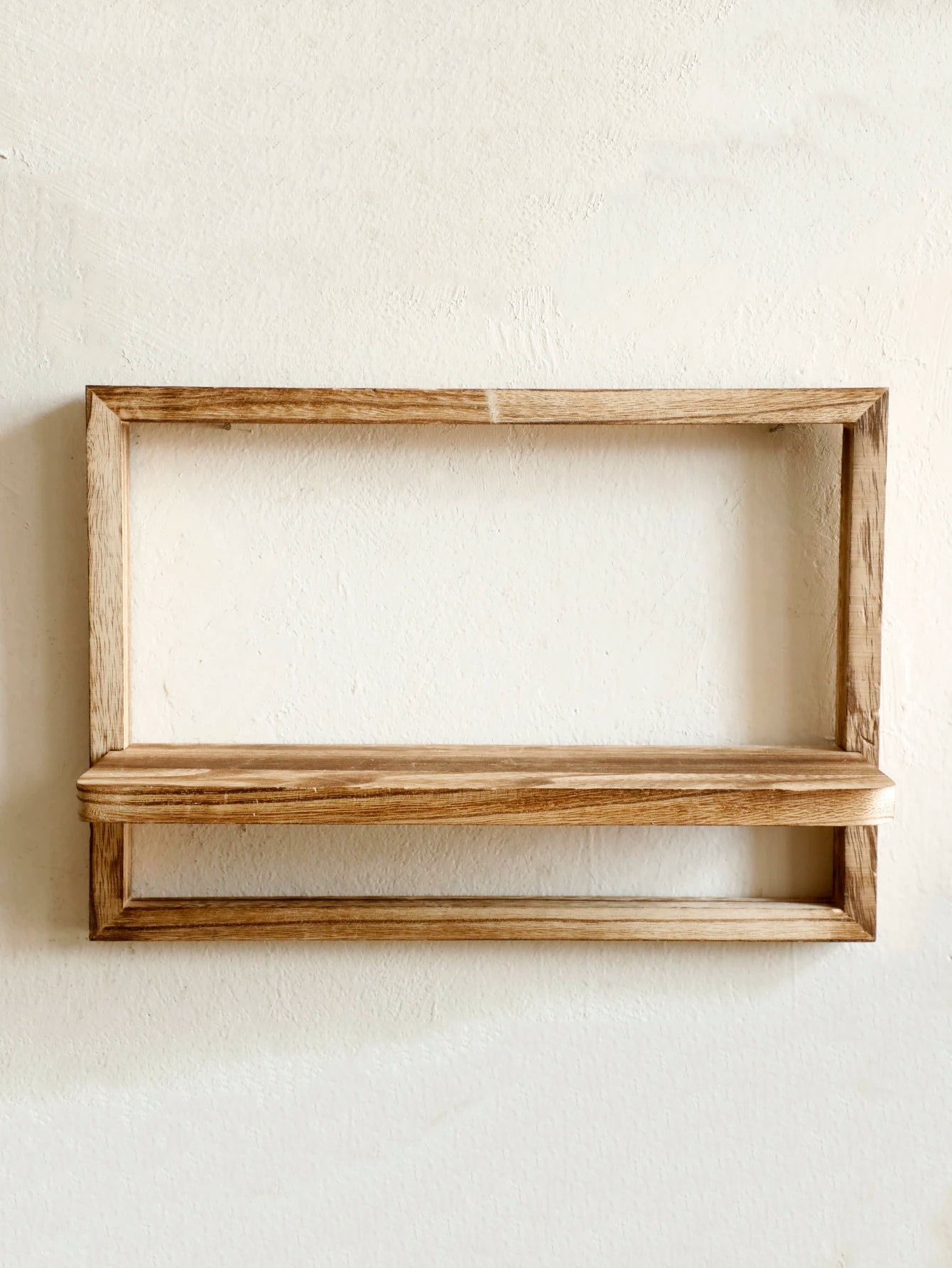 Handcrafted Floating Wood Shelf