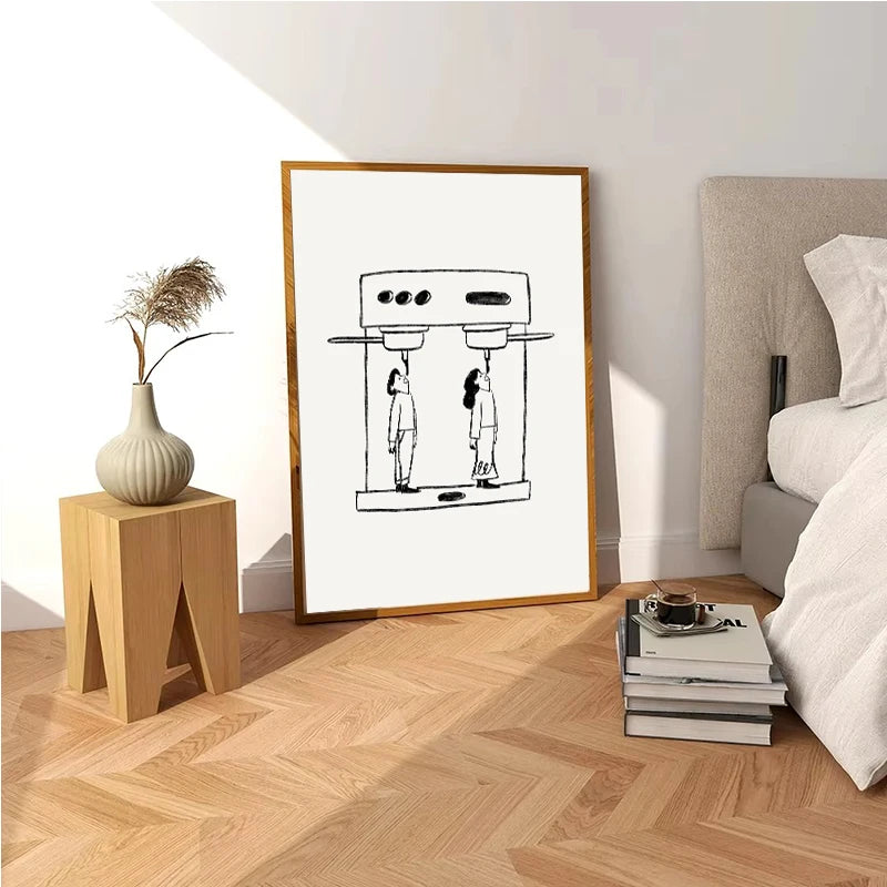 Kitchen Cafe Coffee Canvas