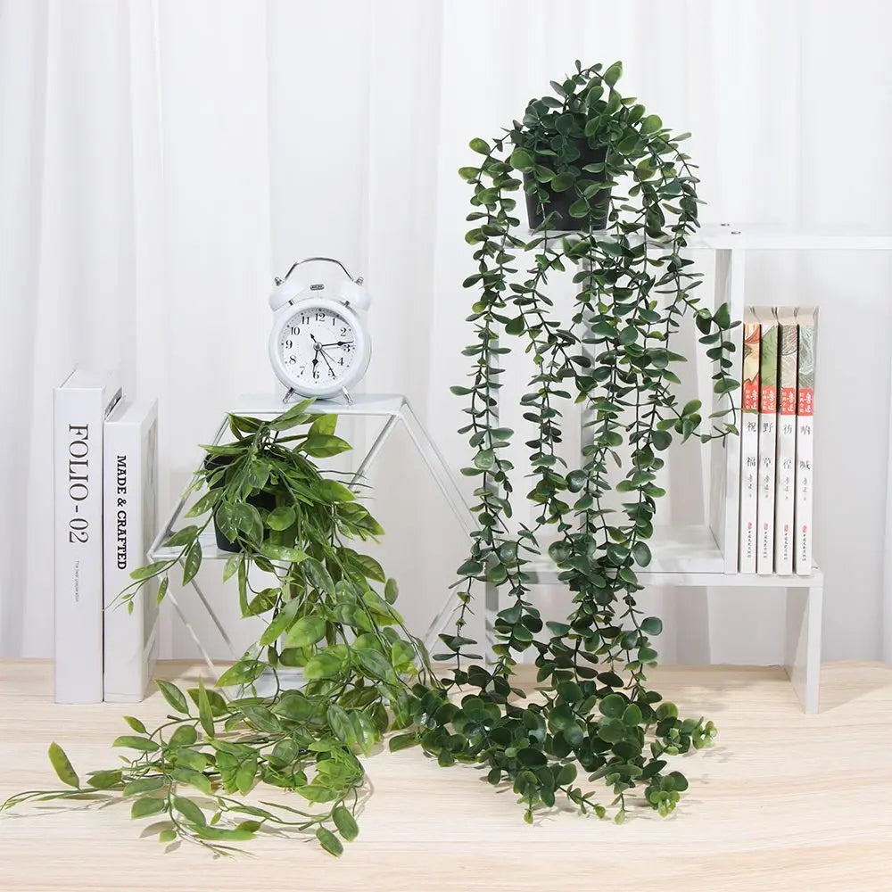 Potted Hanging Vines Decor
