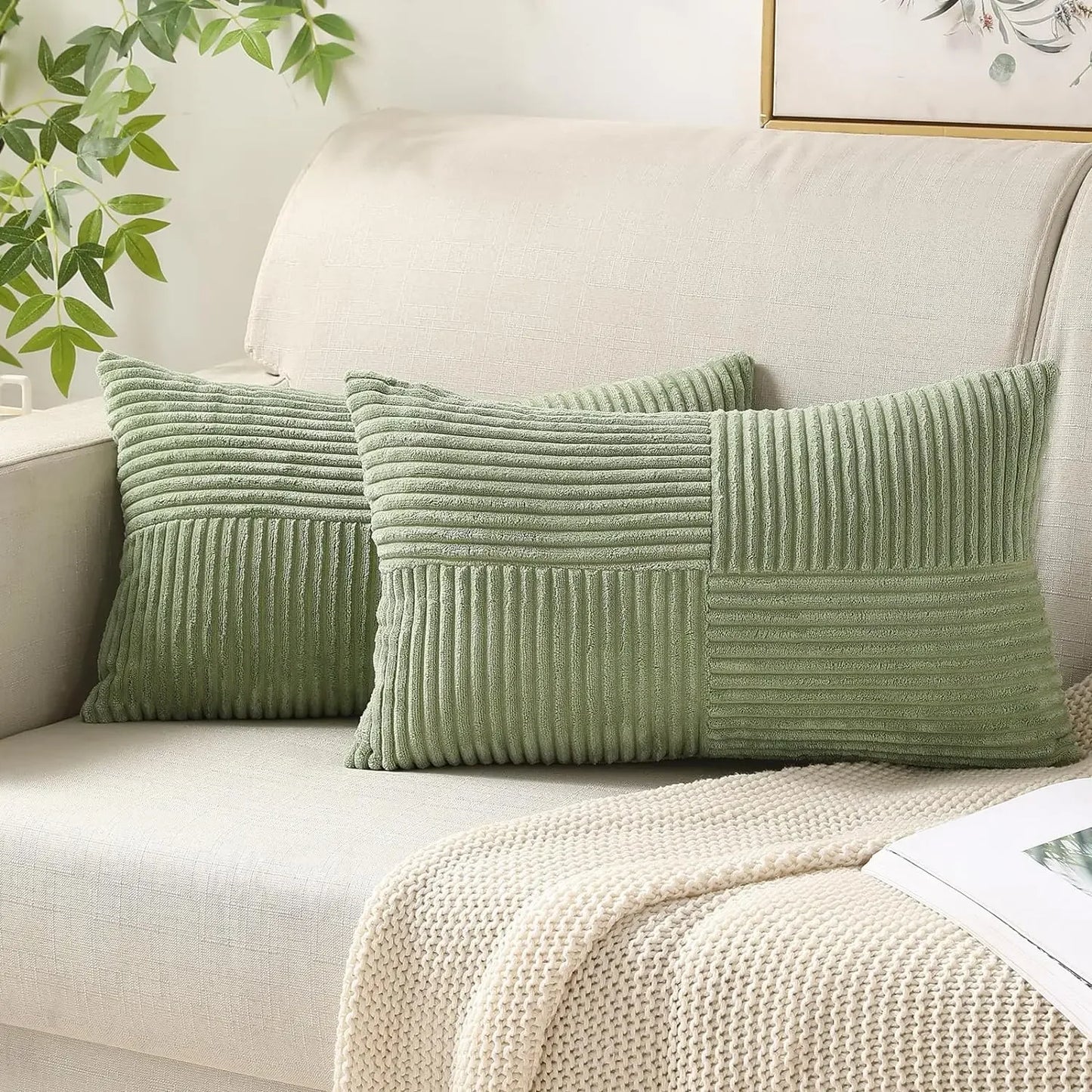Soft Corduroy Cushion Covers
