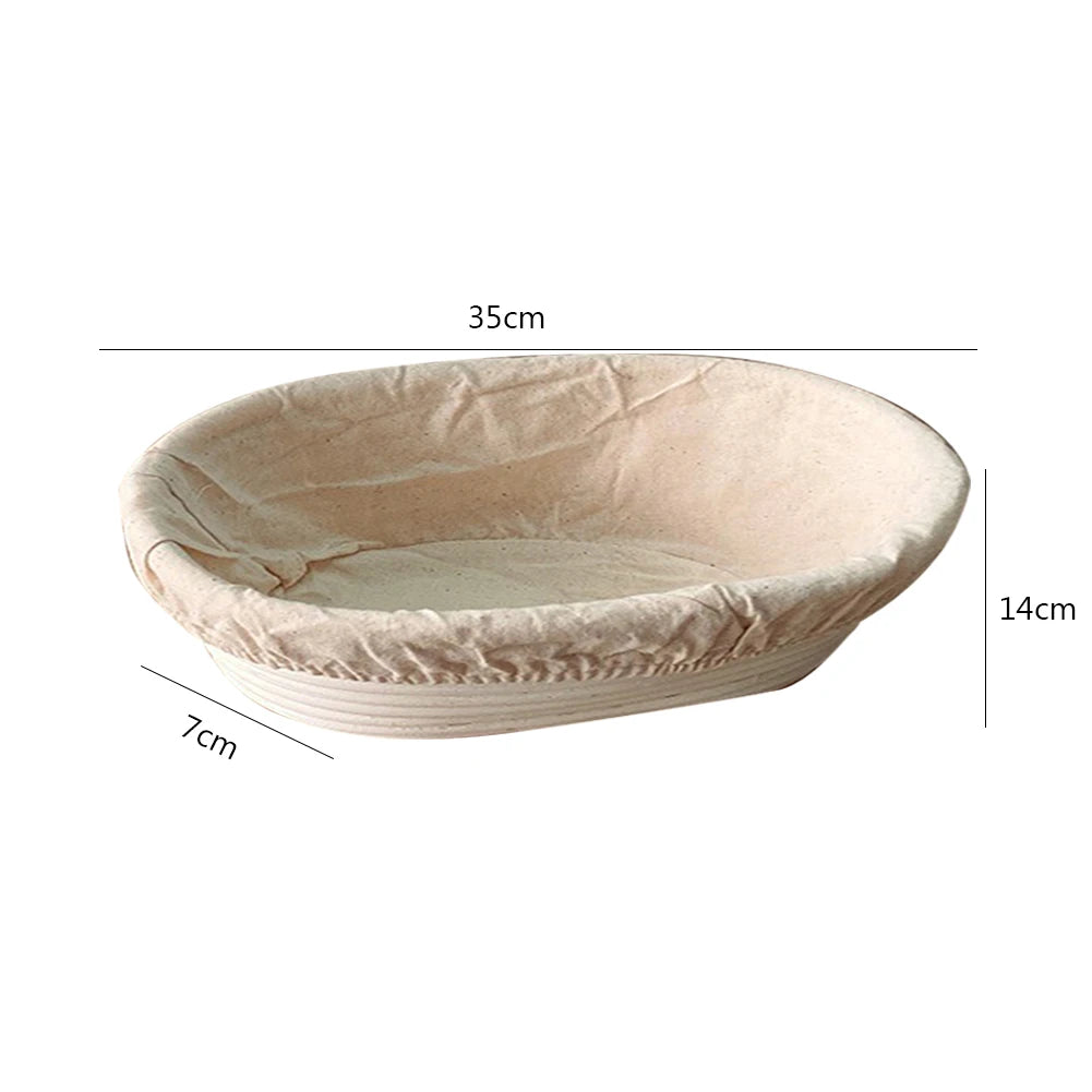 Artisan Rattan Baking Basket