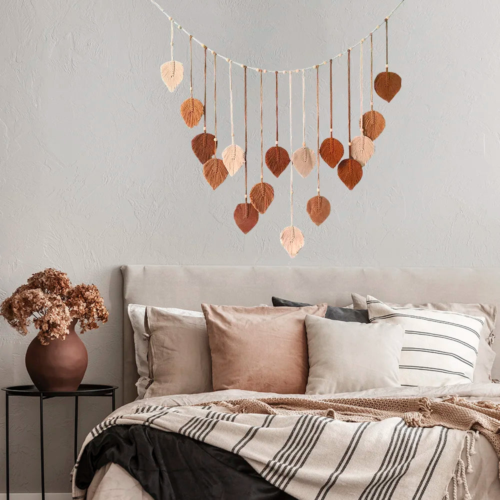 Macrame Leaf Wall Hanging