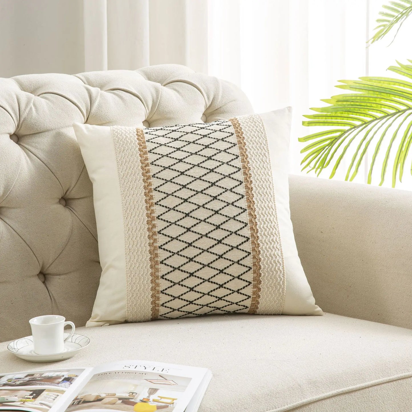Rustic Charm Accent Cushion
