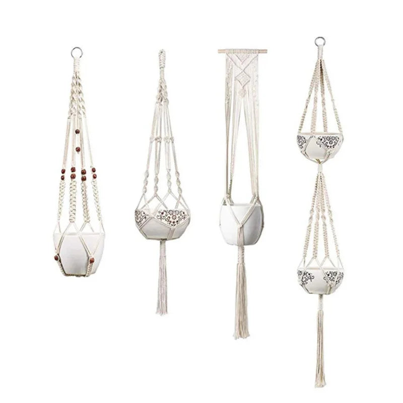 Cotton Rope Flowerpot Hangers