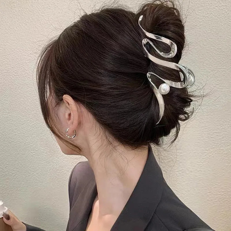 Gold S Shaped Hair Clip