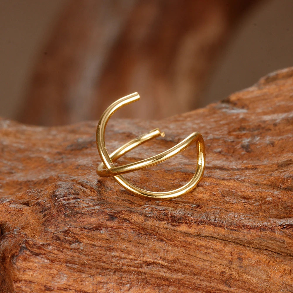 Classic Buckle Earring