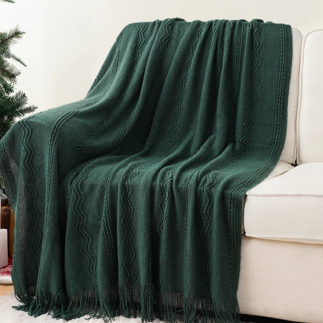 Knitted Sofa Blanket