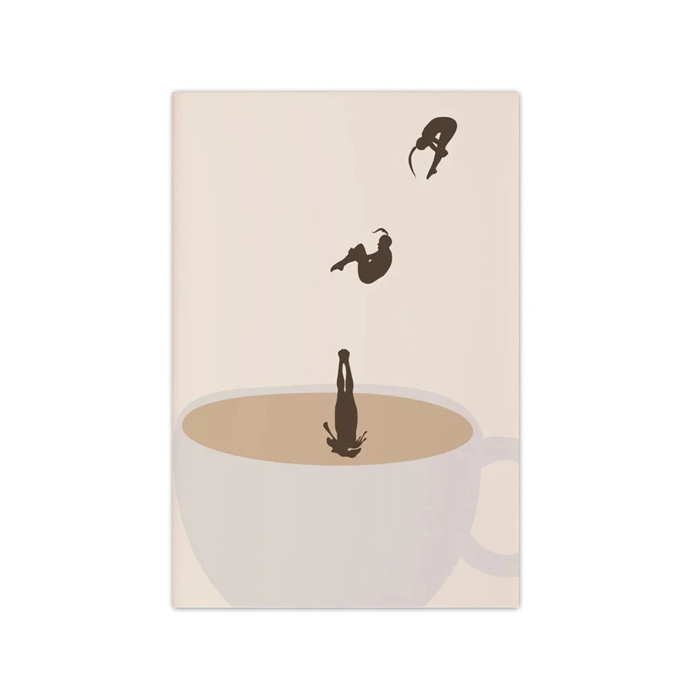 Retro Coffee Canvas Wall Art