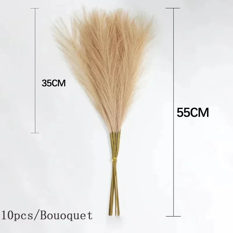 Fluffy Faux Pampas Grass Stems