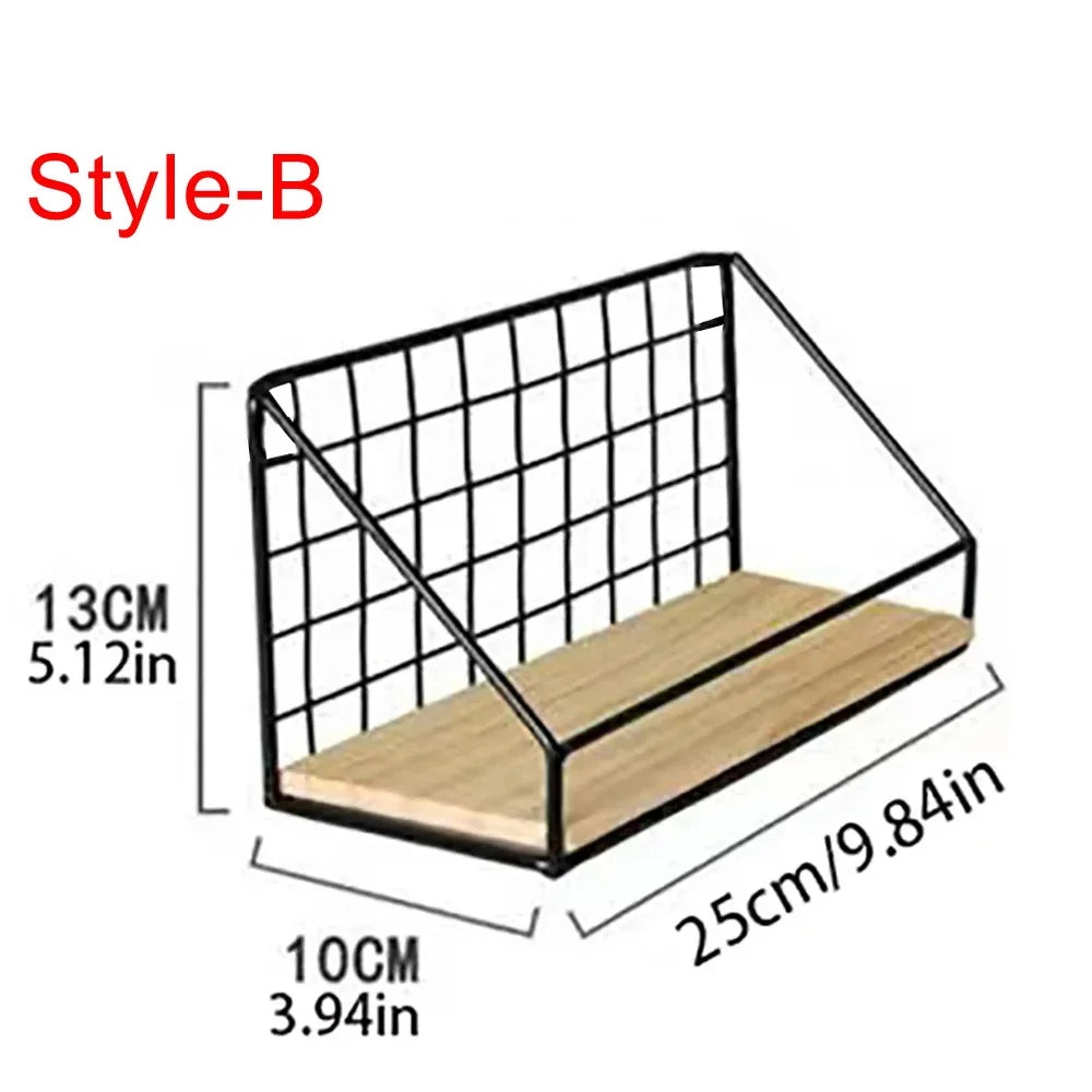 Iron Wall Mounted Baskets
