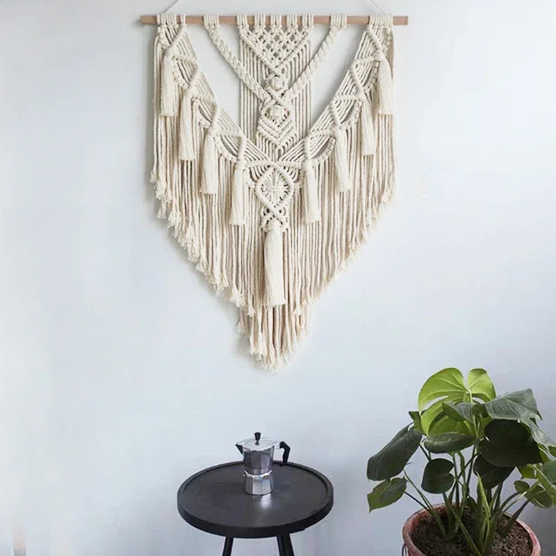 Textured Boho Wall Tapestry
