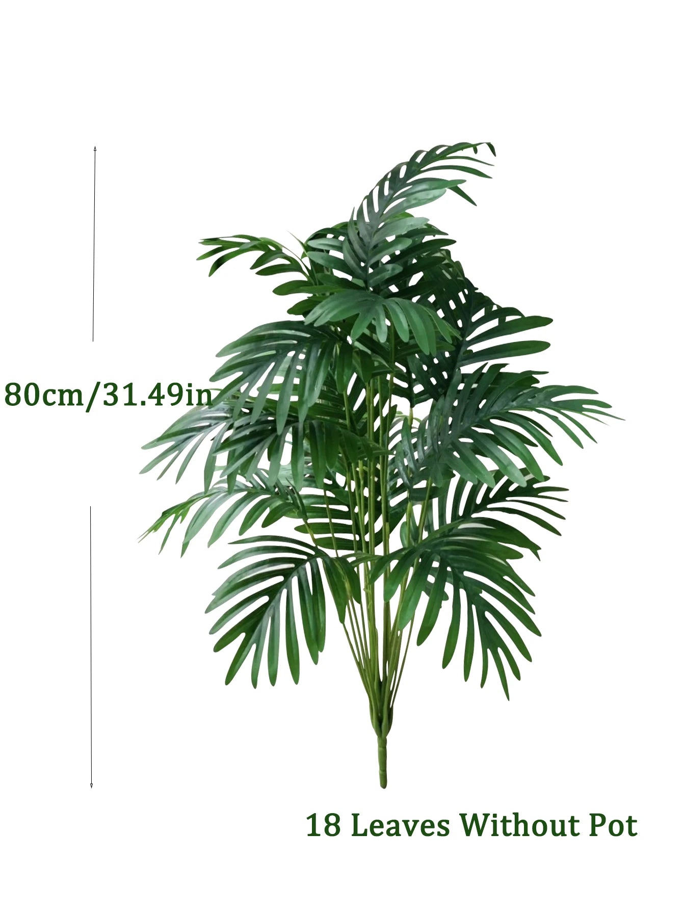 Tropical Greenery Faux Vine with Monstera Leaves