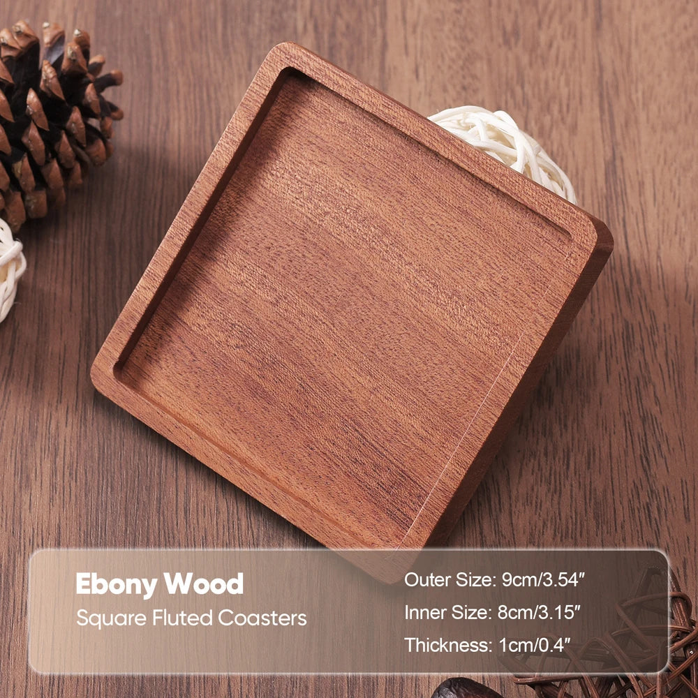 Handcrafted Walnut Coasters