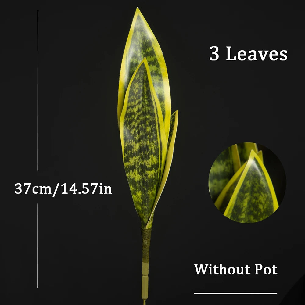 Serene Tiger Leaf Faux Succulent