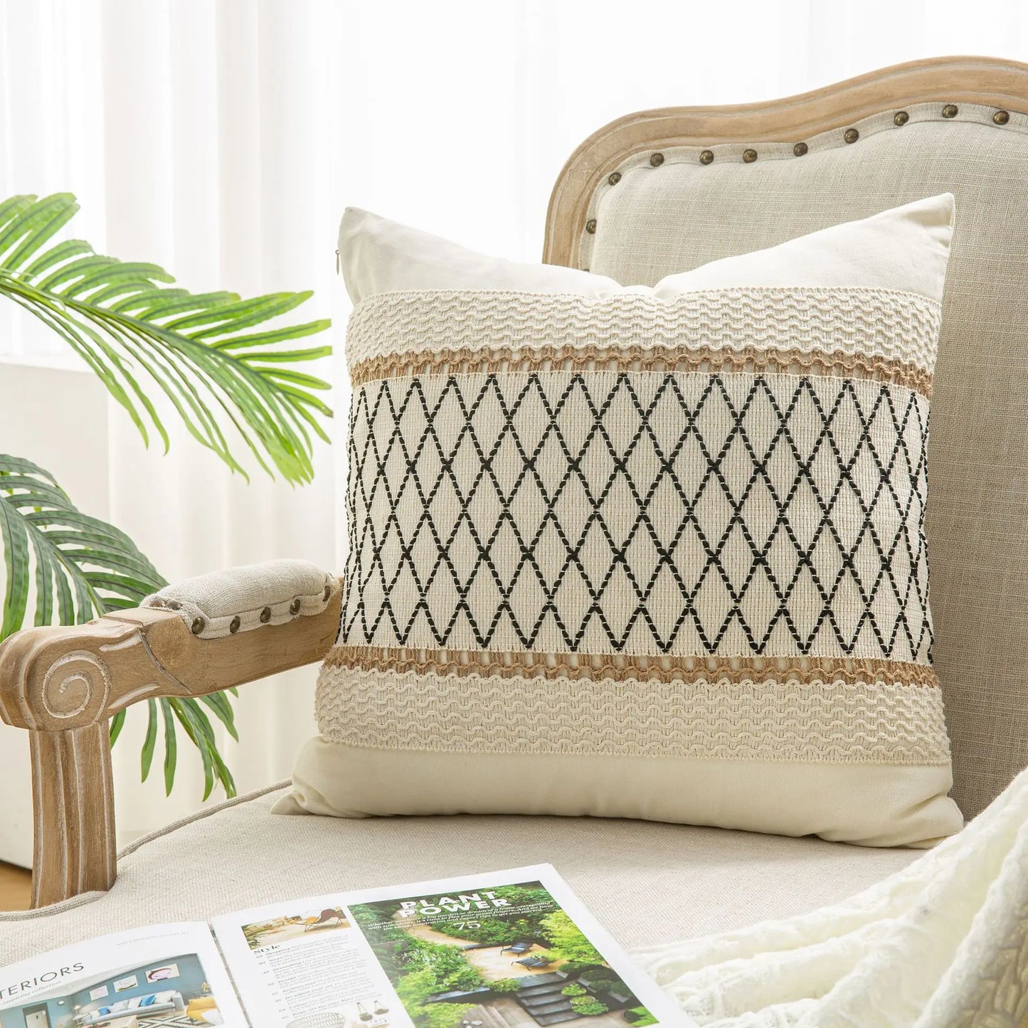 Rustic Charm Accent Cushion