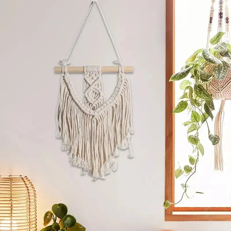 Willow Breeze Hanging Macrame Tapestry