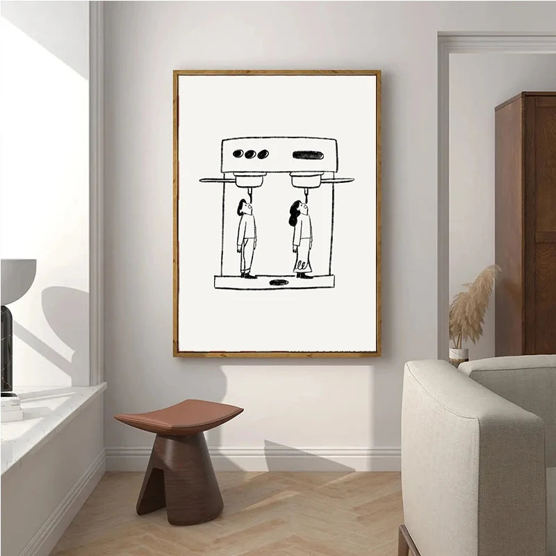 Kitchen Cafe Coffee Canvas