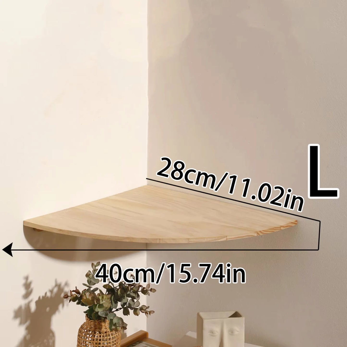 Wooden Floating Shelf