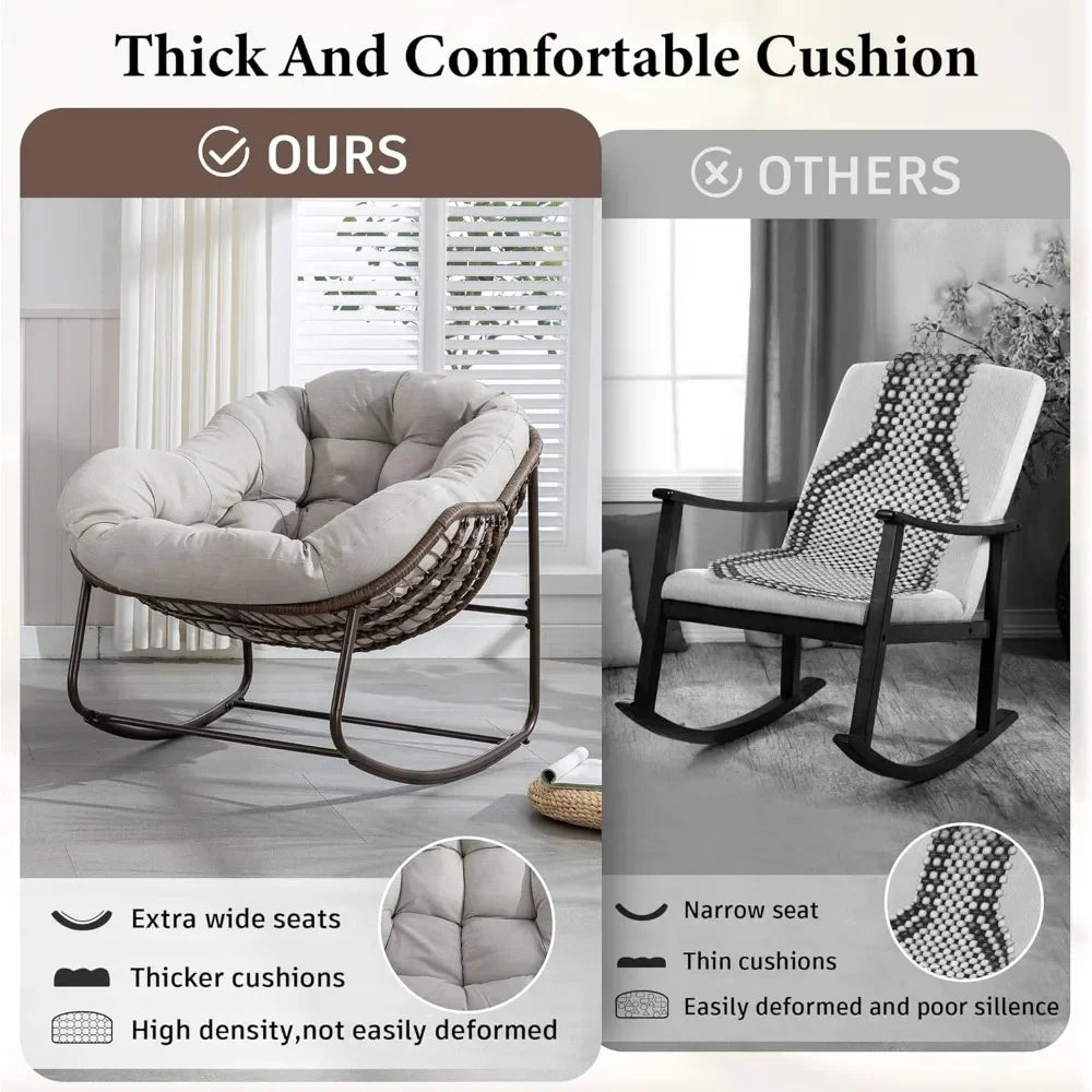 Cushioned Rocker Seat