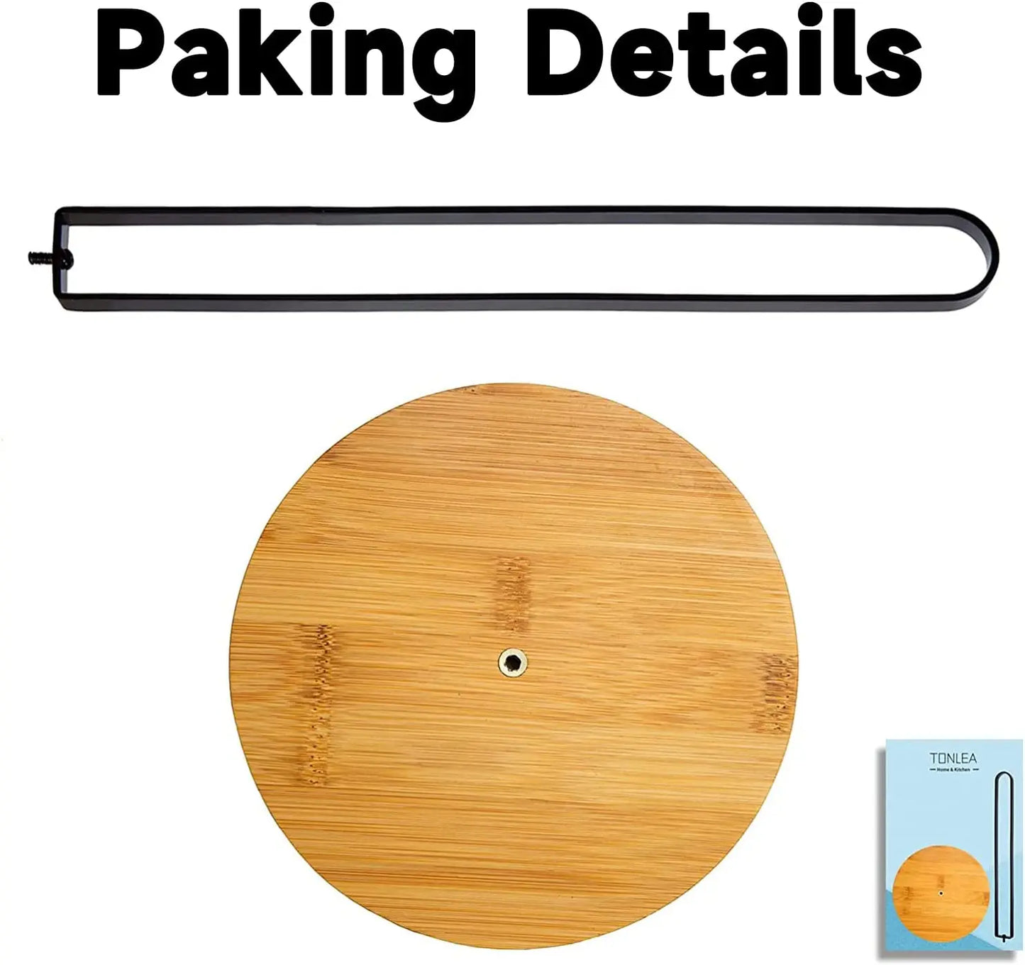 Willowstone Stand – Freestanding Wooden Paper Towel Holder