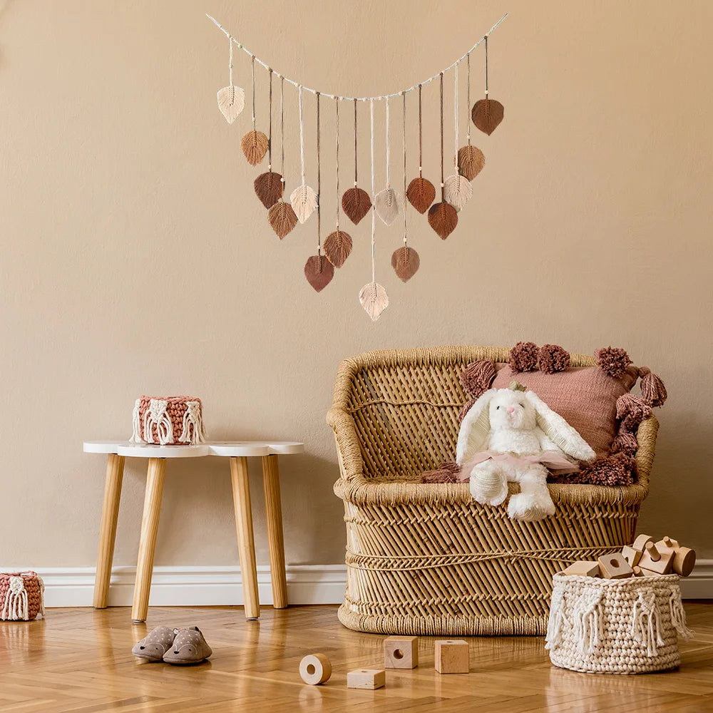 Macrame Leaf Wall Hanging