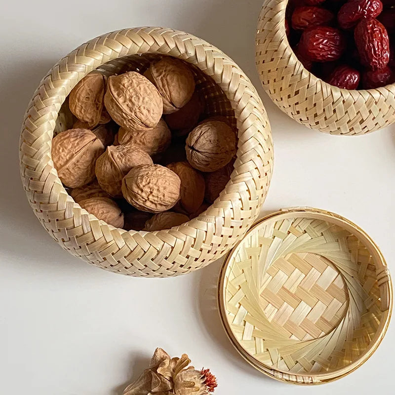 Woven Bamboo Basket