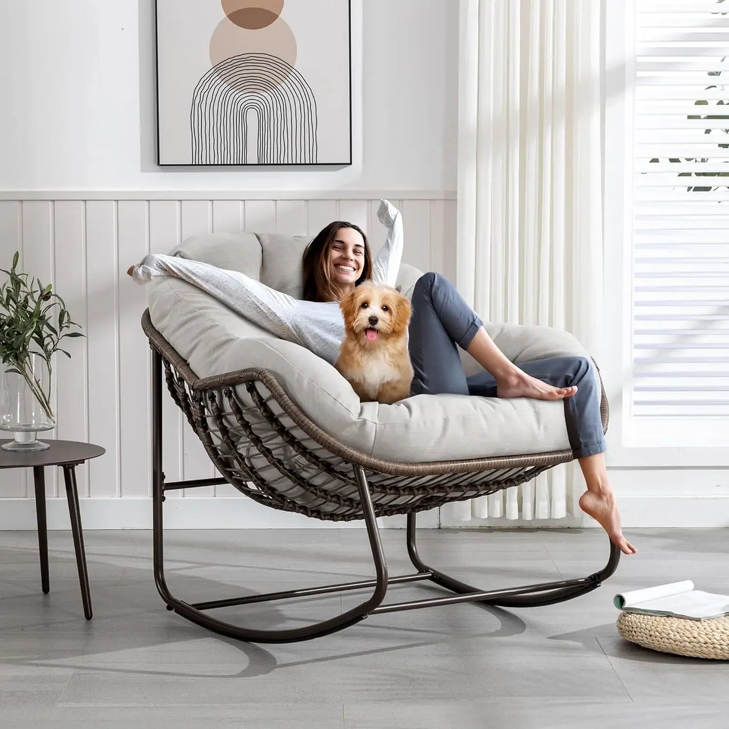 Cushioned Rocker Seat