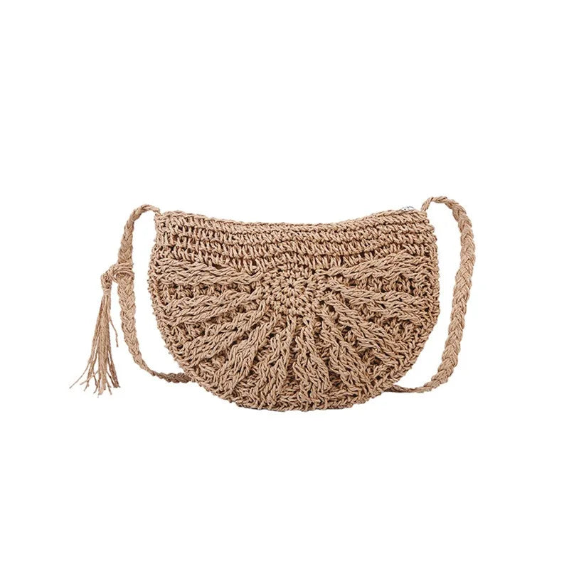 Woven Summer Crossbody Bag