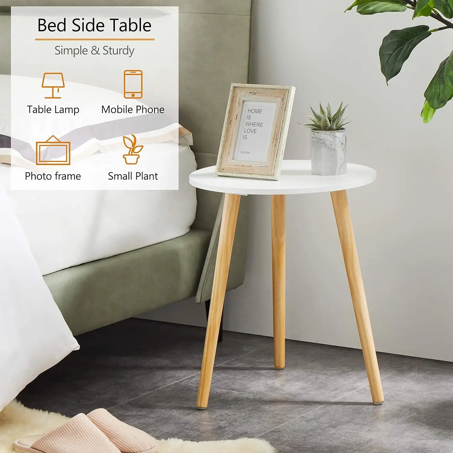 Sequoia Minimalist Side Table