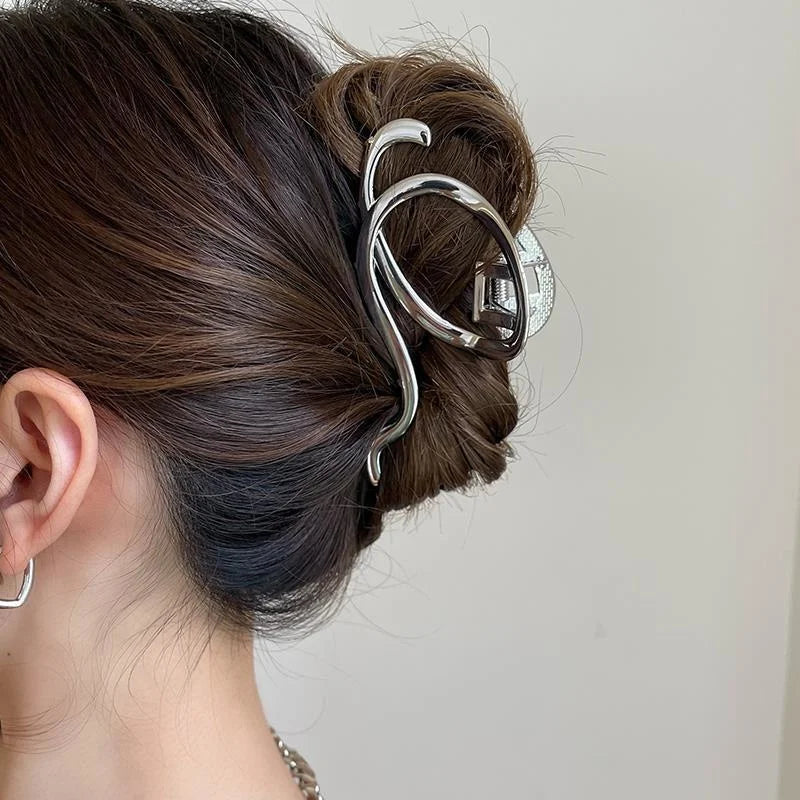 Gold S Shaped Hair Clip